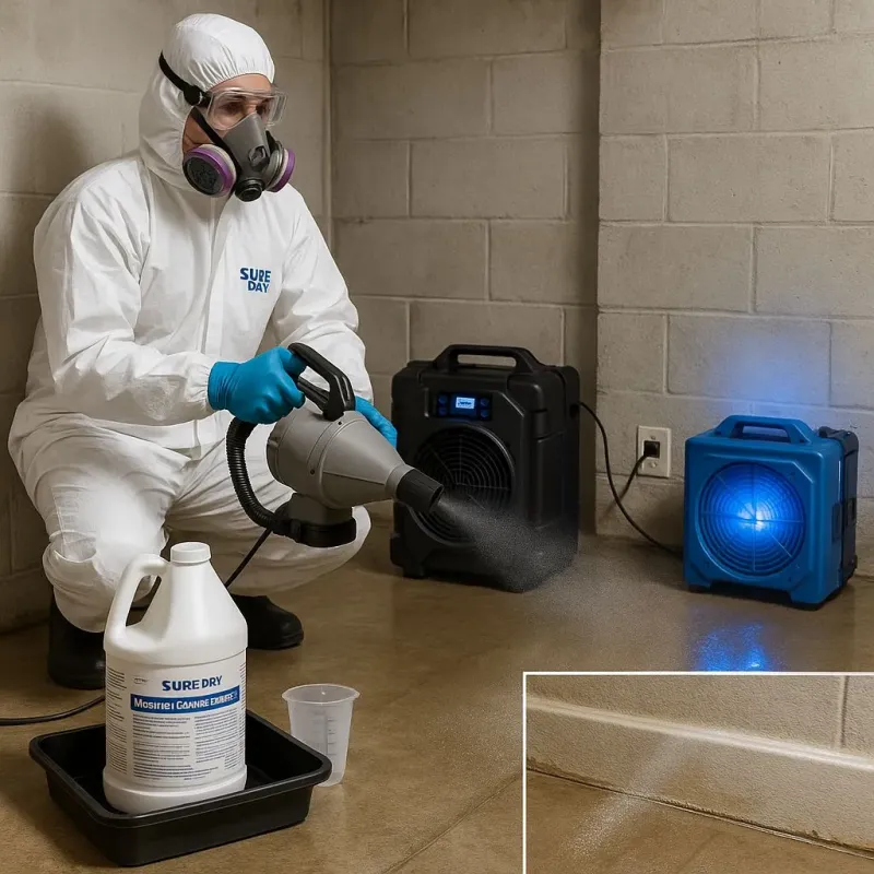 Sanitization and Odor Removal process in Meridian, CO