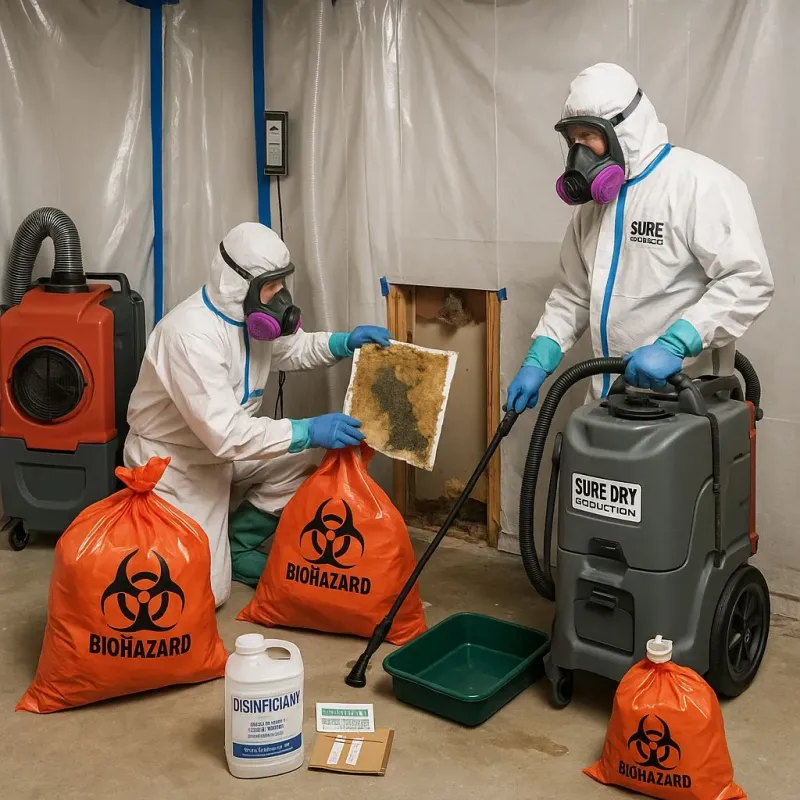 Contaminated Water Handling Protocols process in Meridian, CO